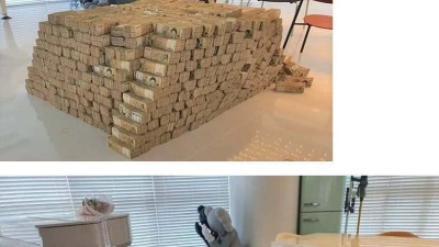 550억 현찰 5만원권 실제크기